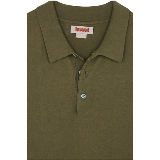 Polo Uomo Baracuta - Ss Polo Knit Cotton Garment Dyed - Verde