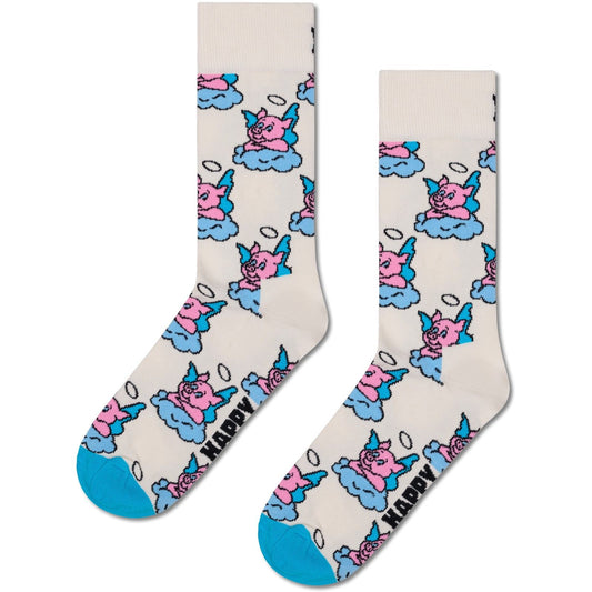 Skarpety unisex Happy - Good Pig Sock - Białe