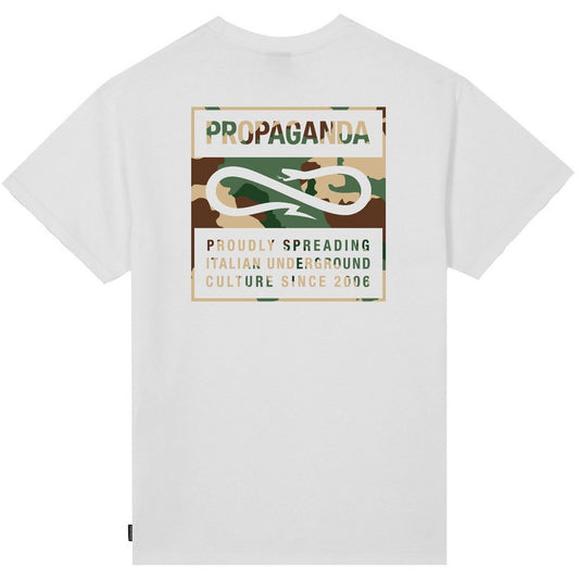 T-shirt Uomo Propaganda - T-Shirt M/M Label Camo - Bianco