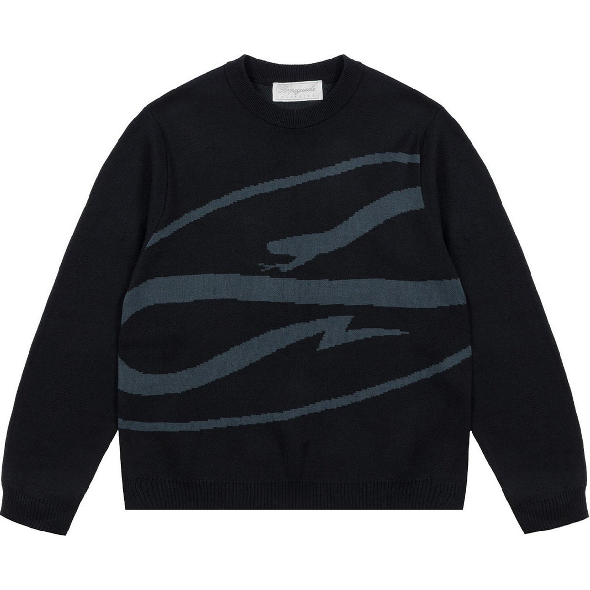 Maglioni Uomo Propaganda - Sweater Logo Atom - Nero