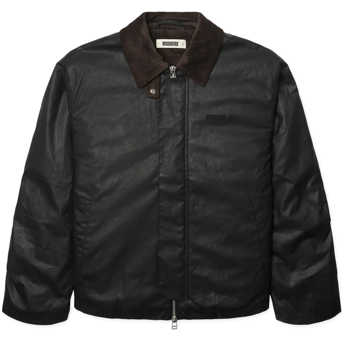 Giacche Uomo Woodbird - WBPing Waxed Short Jacket - Nero
