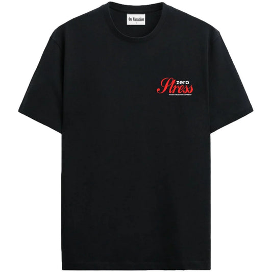 Herren T-Shirt ON VACATION - Zero Stress T-Shirt - Schwarz