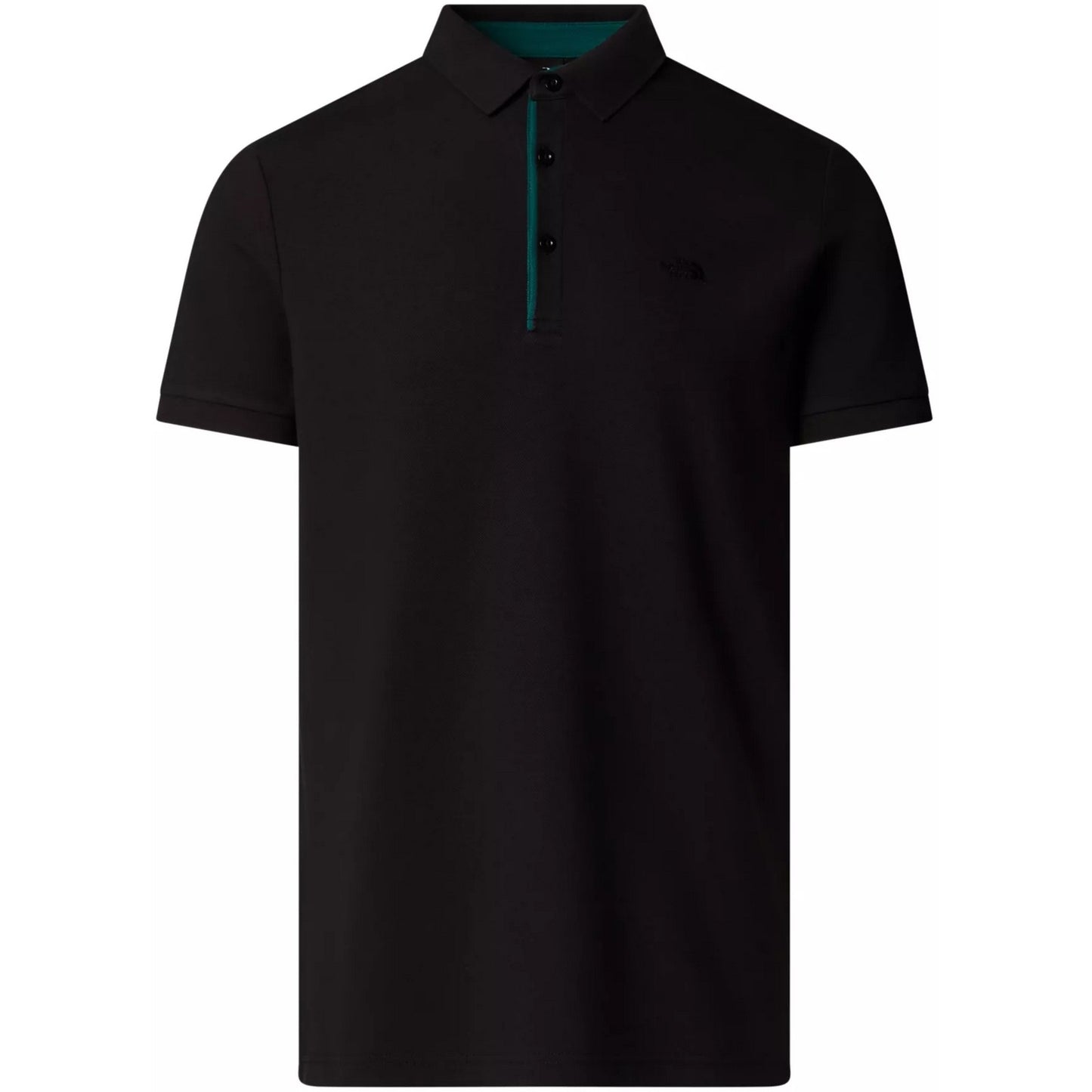 Męska koszulka polo The North Face – męska koszulka polo Premium Slim – czarna