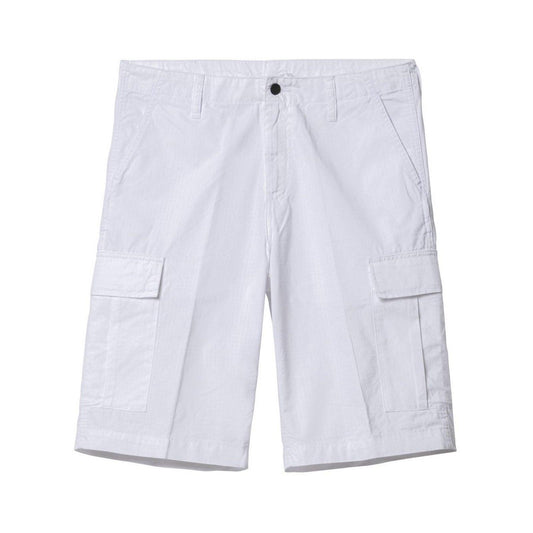 Carhartt Wip Bermuda pour hommes - Short cargo régulier - Blanc