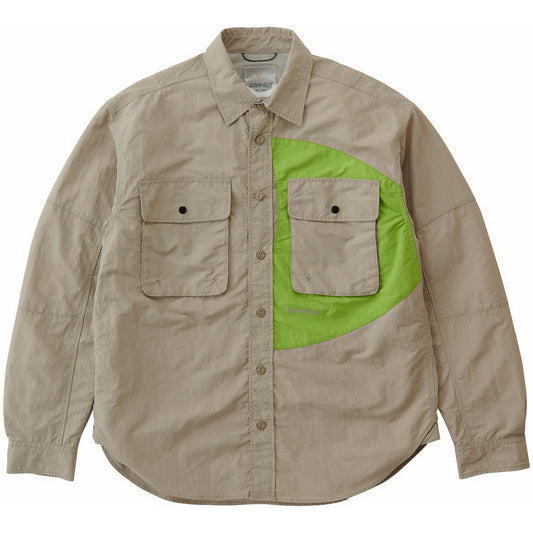 Camicie casual Uomo Gramicci - Nylon Brentwood Shirt - Beige