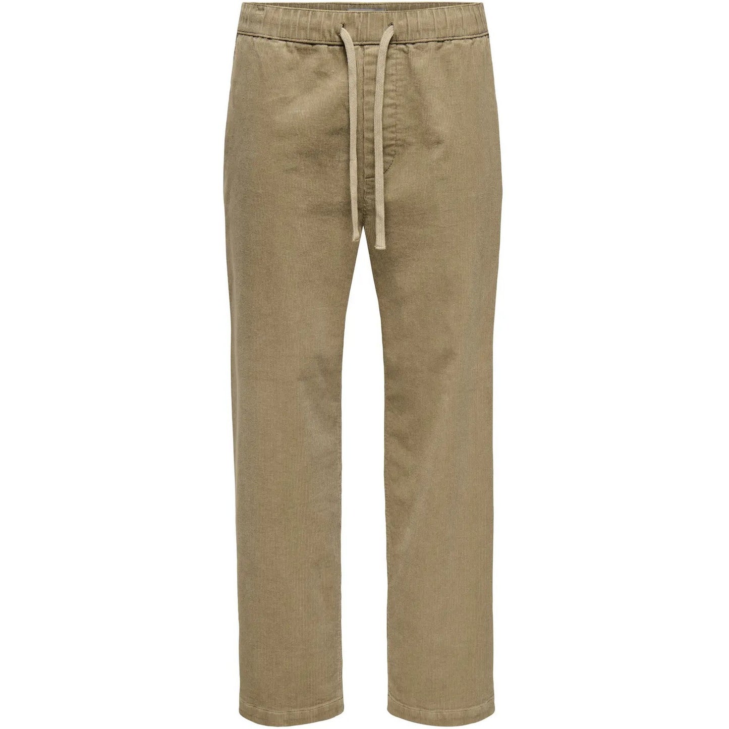 Spodnie męskie Only & Sons – Onsfade Loose 0188 String Cord – Beżowe