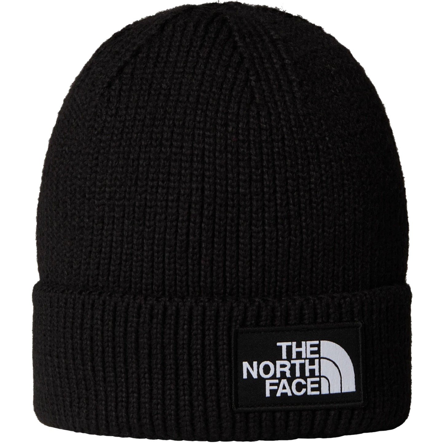 The North Face Unisex Knitted Beanies - Tnf Logo Box Cuffed Beanie - Black