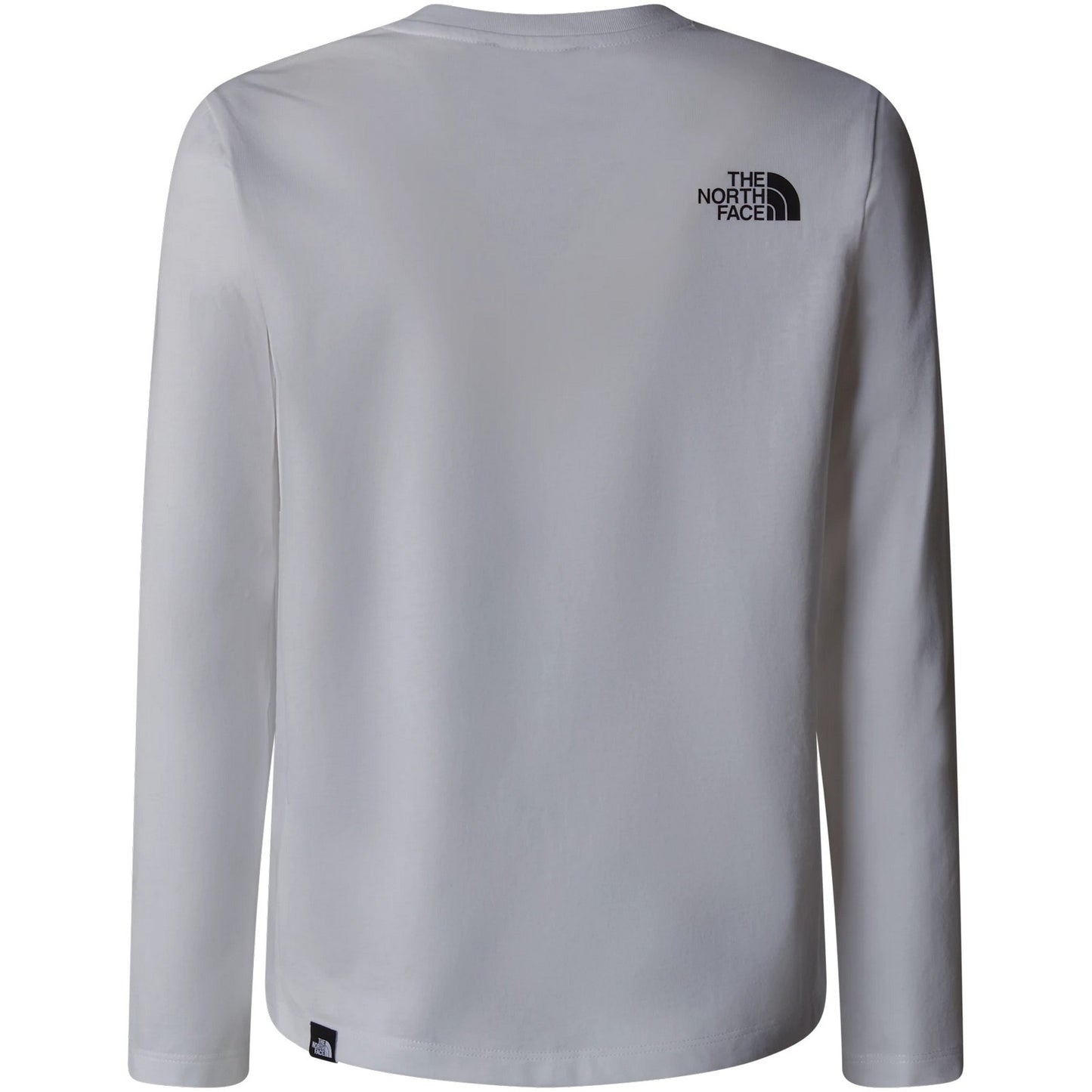 The North Face Boys Long Sleeve Shirts - Teen Easy Ls Tee - White