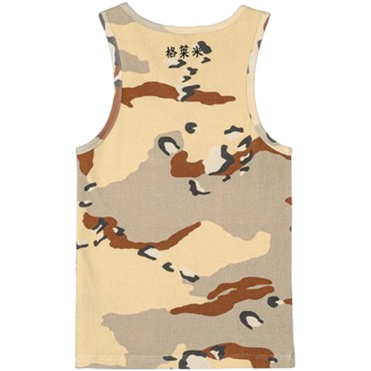 Canotte Uomo Grmy - Concreat Jungle All Over Print Waffle Fitted Tank - Camouflage