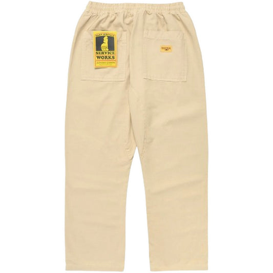 Pantaloni Uomo Service Works - Canvas Chef Pants - Beige