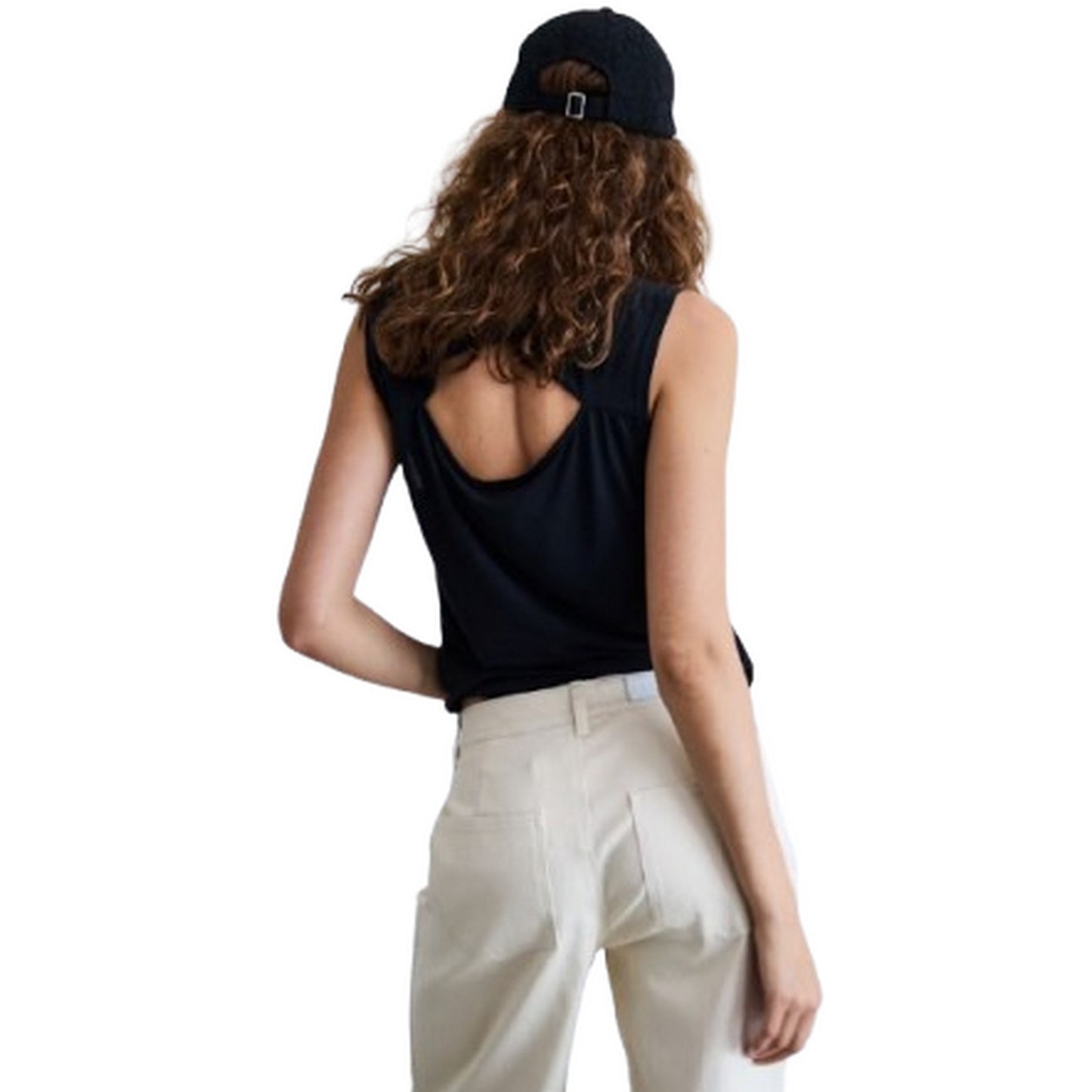 Canotte e top Donna Ichi - Ihopanny To - Nero