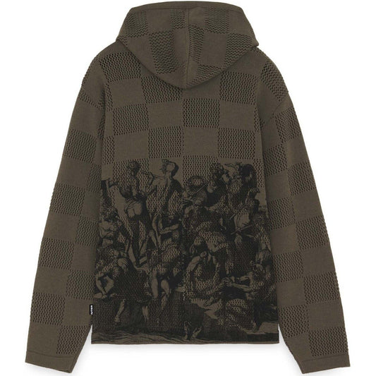 Felpe con cappuccio Uomo Iuter - Battle Mesh Zip Hoodie - Marrone