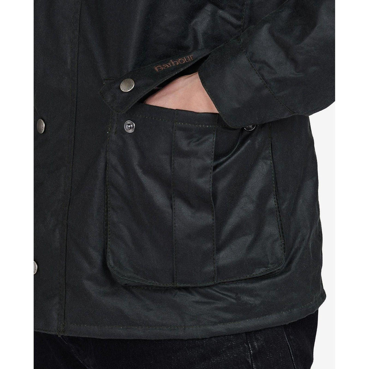 Barbour International Herrenjacken – Duke Wax Jacket – Grün