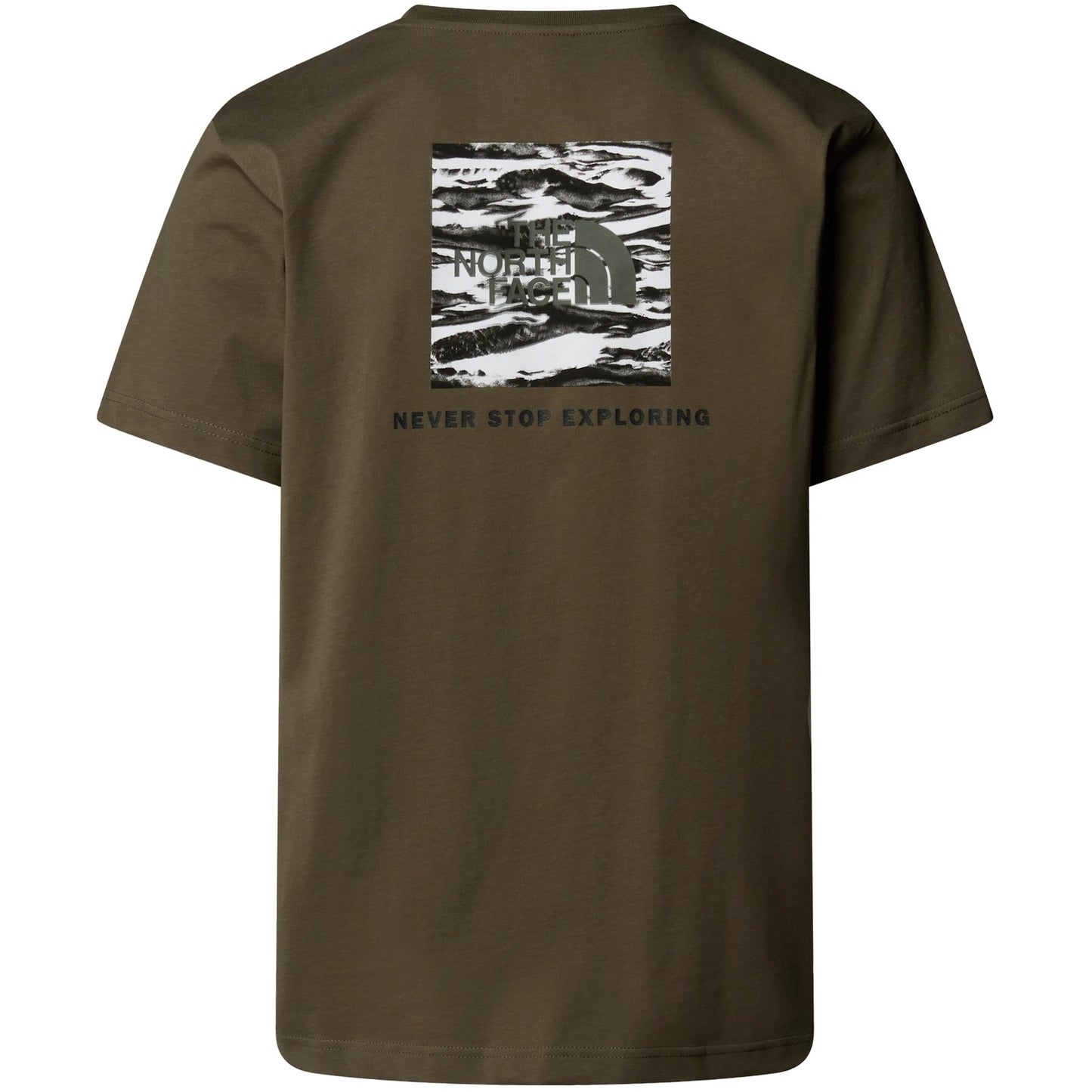 Camiseta de hombre The North Face - M Box Nse Edge Of Light Infill S/S Tee - Marrón