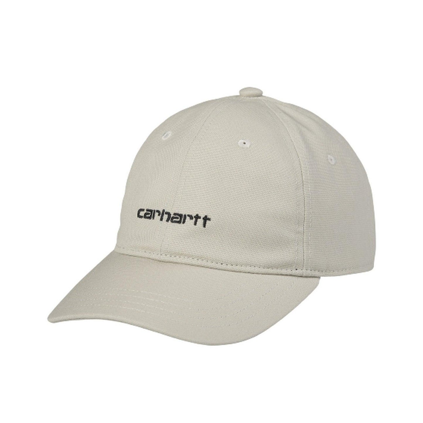 Carhartt Wip Casquettes de baseball unisexe - Casquette en toile avec script - Blanc