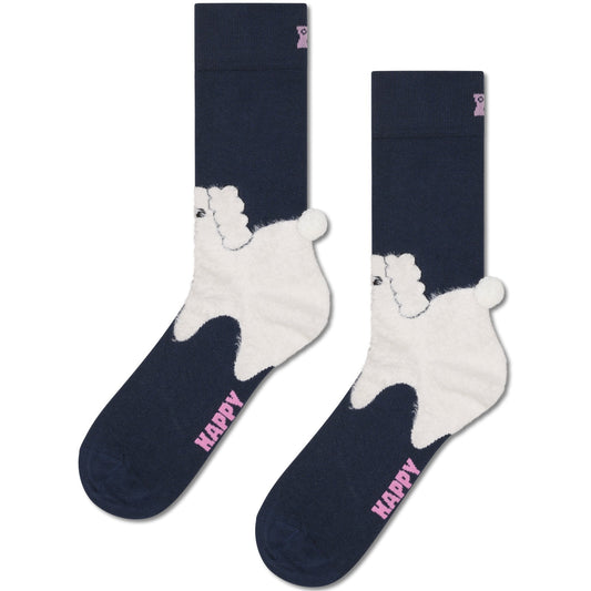 Skarpety unisex Happy - Puszyste skarpetki dla psa - Niebieskie