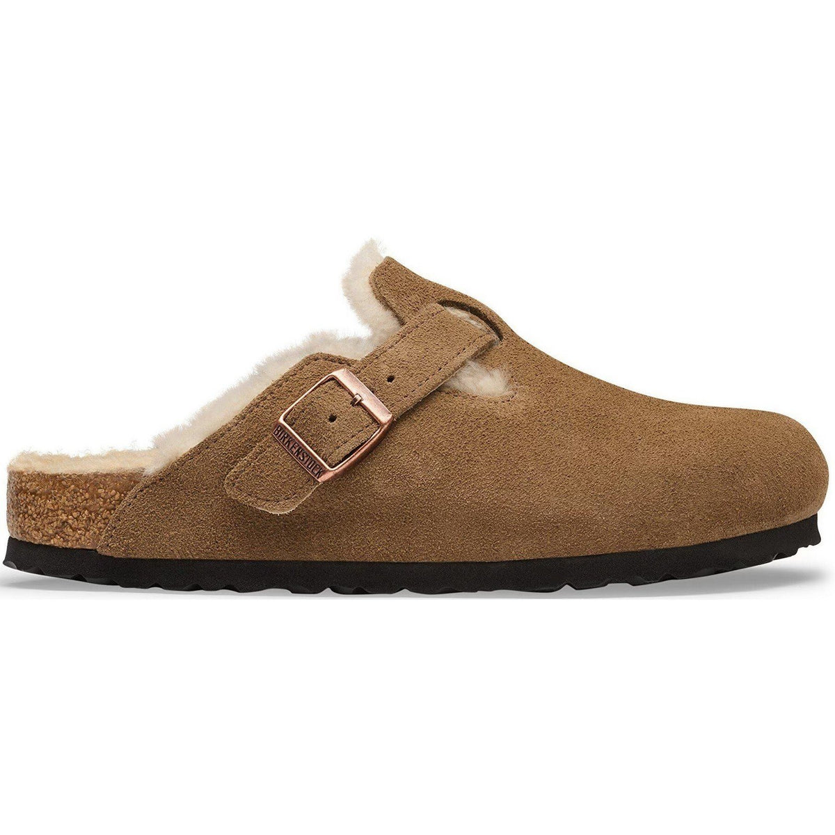 Sandali Unisex Birkenstock - Boston Shearling - Marrone
