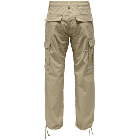 Pantalon pour hommes Only & Sons - Onsray Life 0020 Ribstop Cargo - Beige
