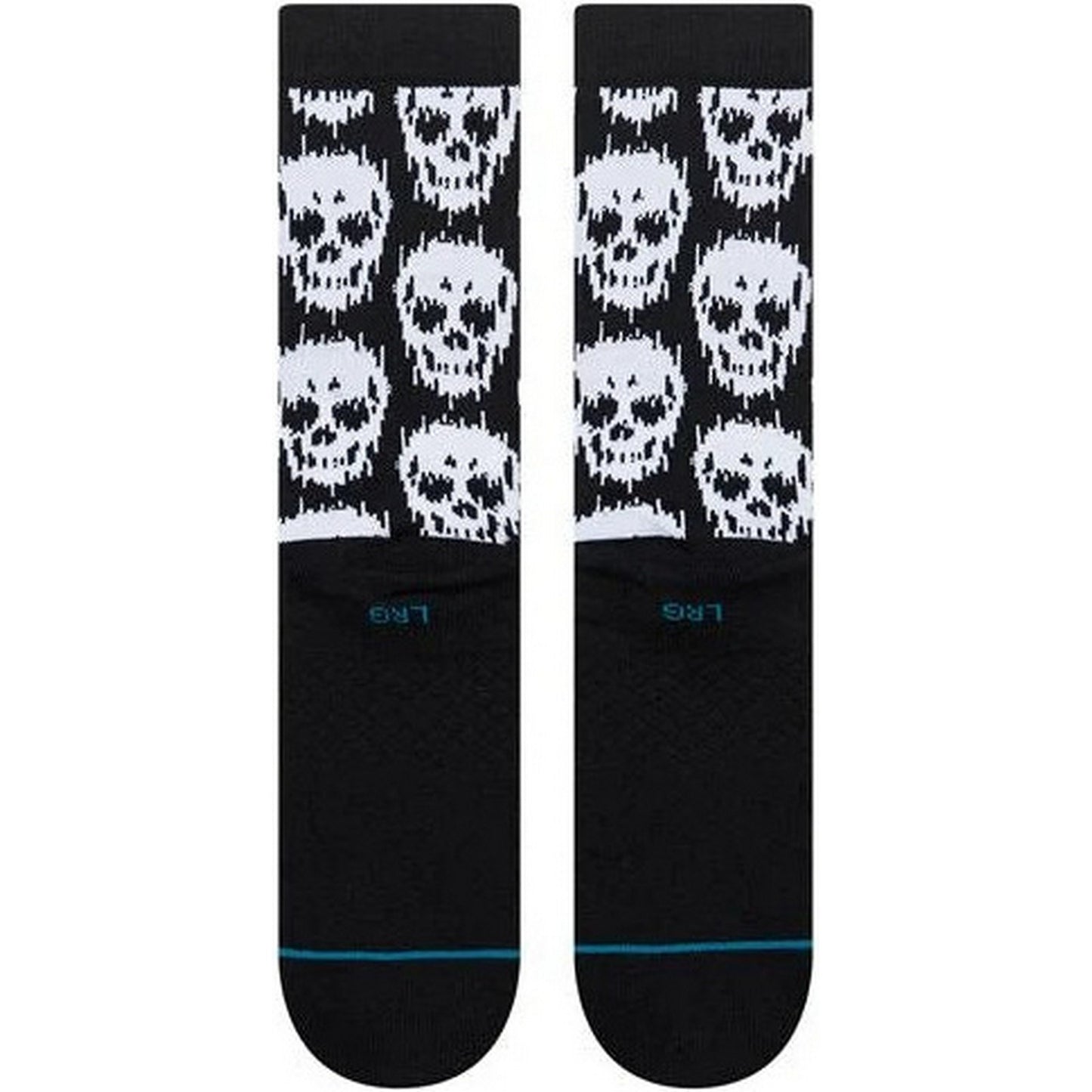 Calze Unisex Stance - Static Skull Crew - Nero