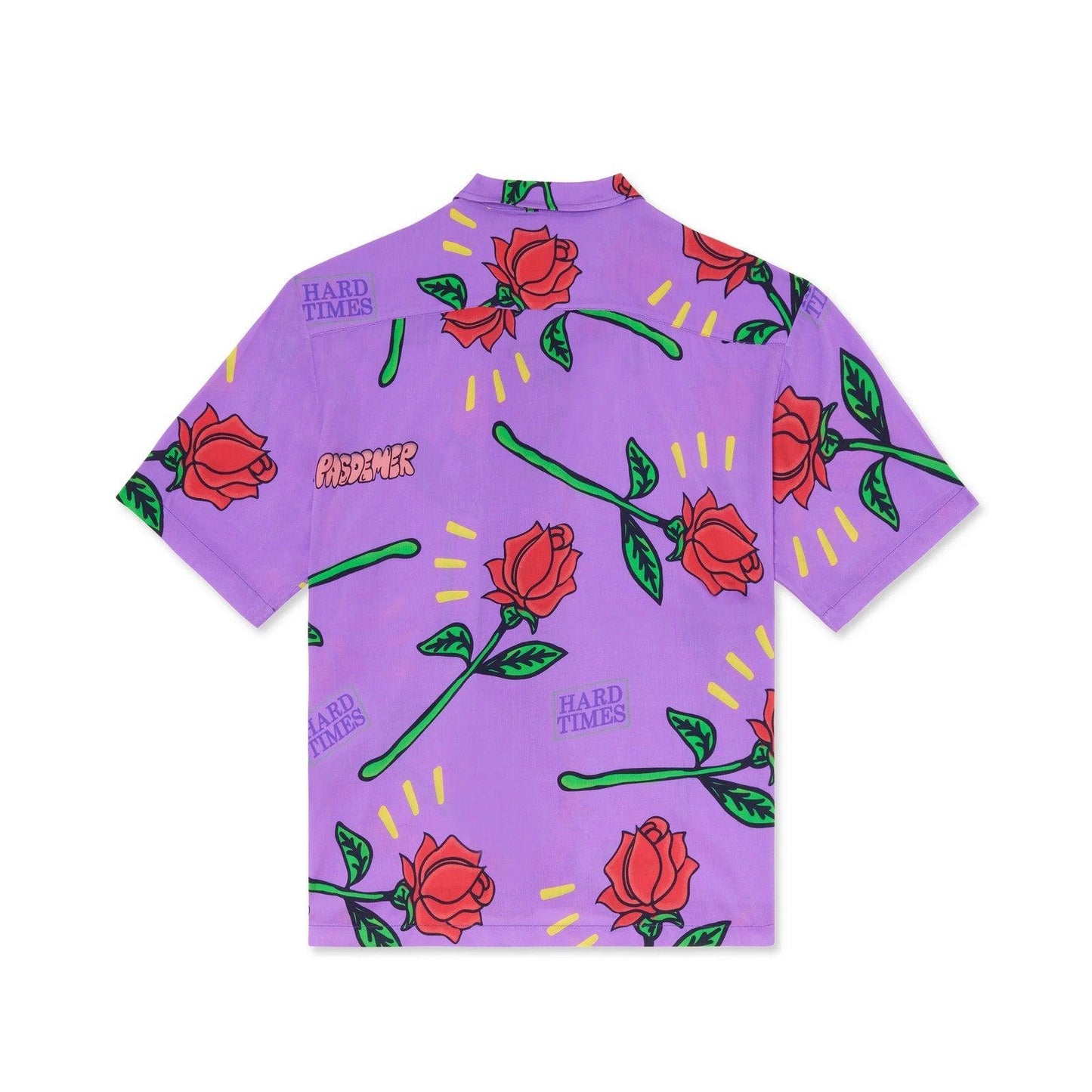 Camicie casual Uomo Pas De Mer - Hard Times Shirt - Viola
