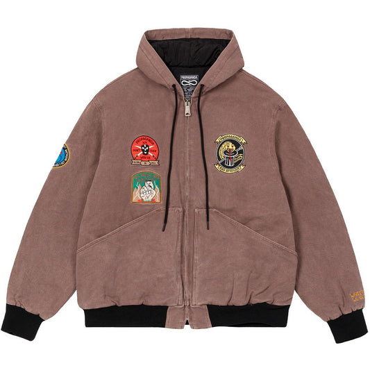 Propaganda Vestes pour hommes - Active Jacket Trooper - Marron