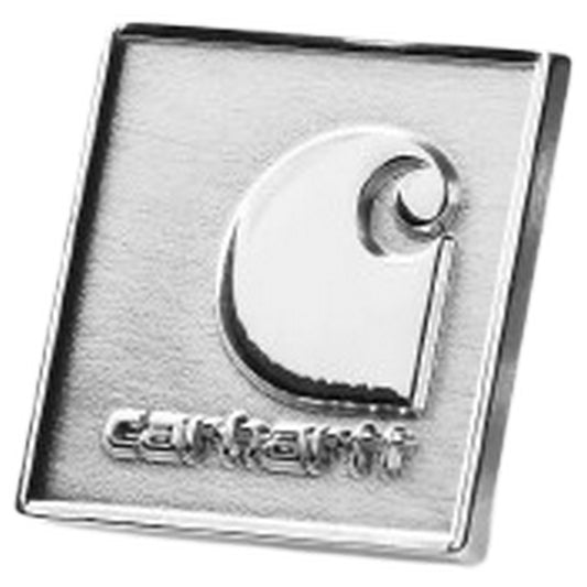 Spille e fermagli Unisex Carhartt Wip - Square Label Pin - Argento