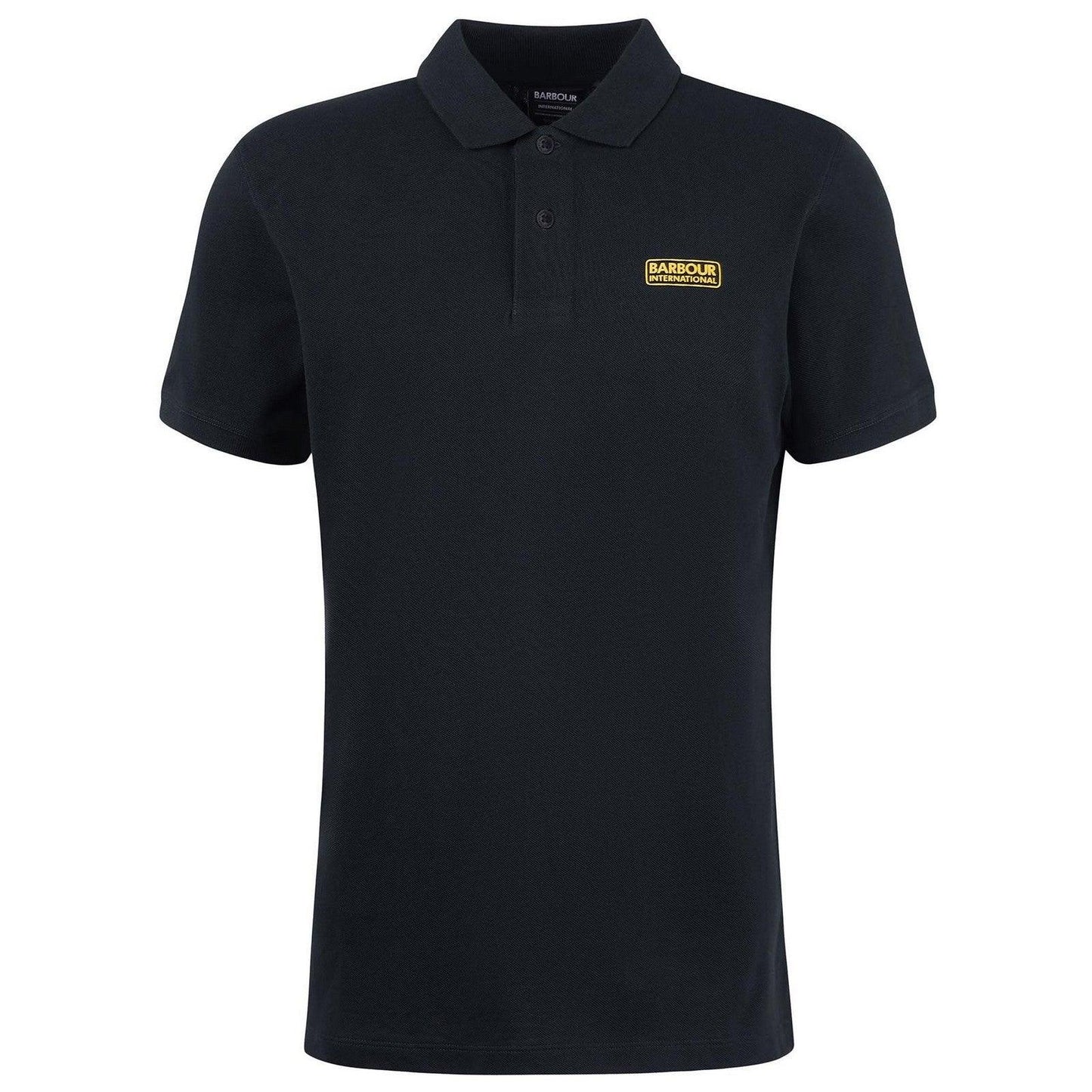 Barbour International Men's Polo - Essential Polo Midlayers - Black