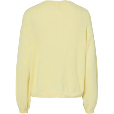 Maglie Donna Pieces - Pcnaomi Ls O-Neck Knit Cardigan Noos Bc - Giallo