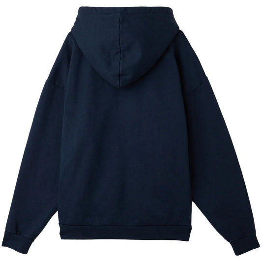 Felpe con cappuccio Uomo Obey - Lowercase Pigment Zip Hood Fleece - Blu