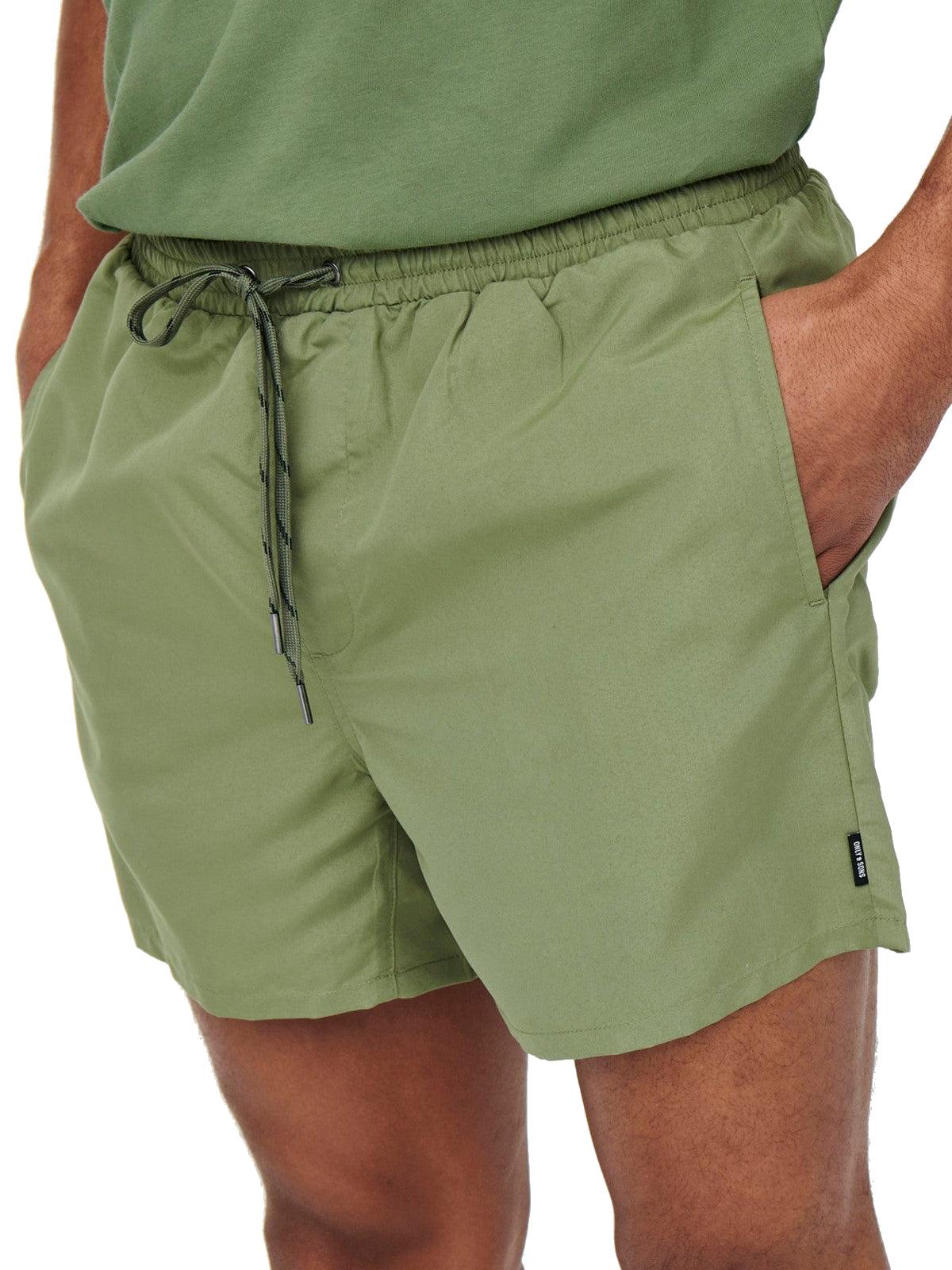 Pantaloncini e calzoncini Uomo Only & Sons - Onsted Swim Gw 1832 - Verde