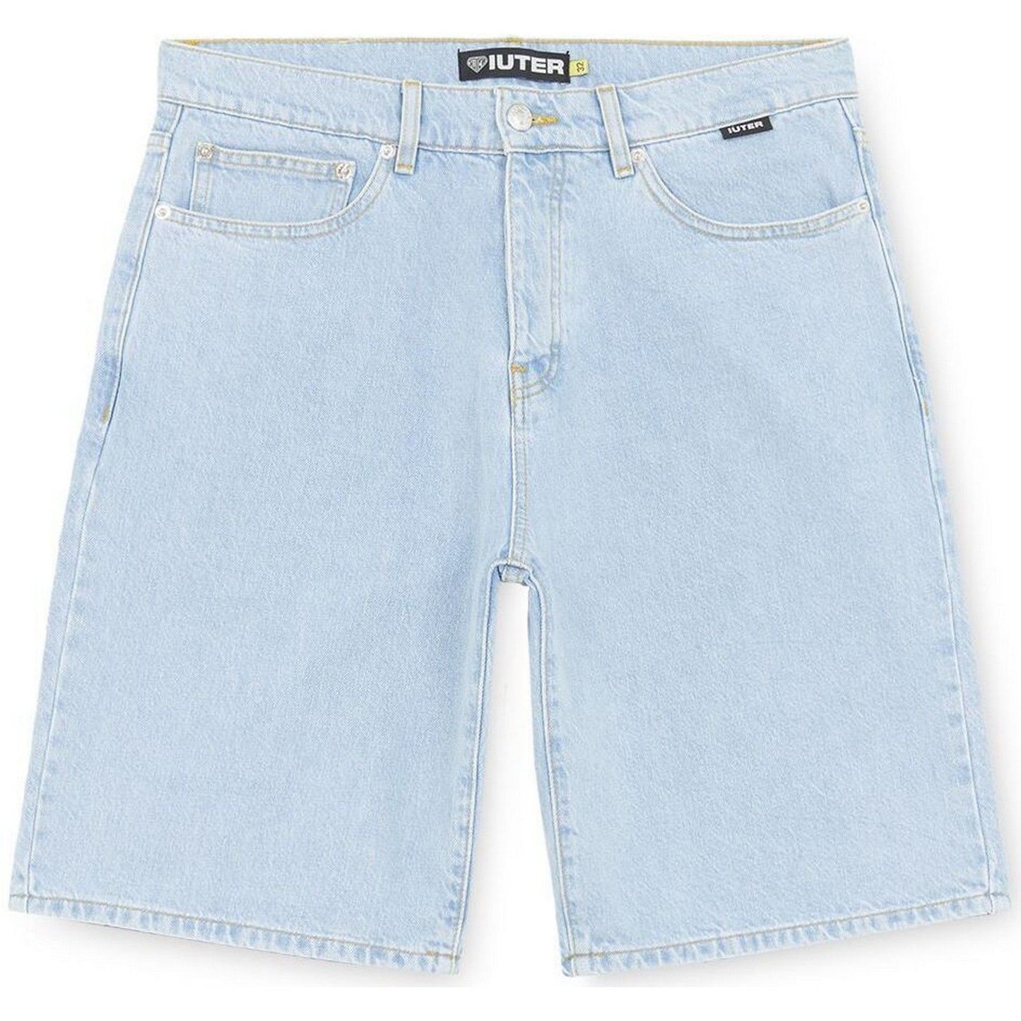 Pantaloncini Uomo Iuter - Loose Denim Shorts - Celeste