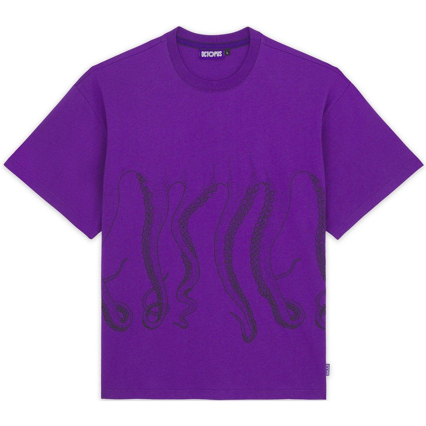 T-shirt Uomo Octopus - Octopus Outline Tee - Viola