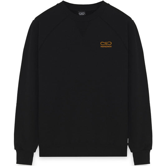 Felpe senza cappuccio Uomo Propaganda - Reglan Crewneck Logo Embroidery - Nero
