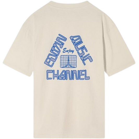 Edwin Herren T-Shirt – Enjoy Emc Ts – Weiß