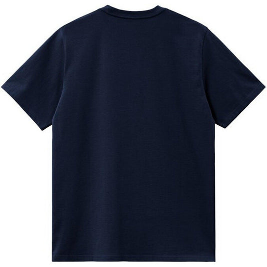 Carhartt Wip T-shirt pour hommes - T-shirt à poche S/S - Bleu