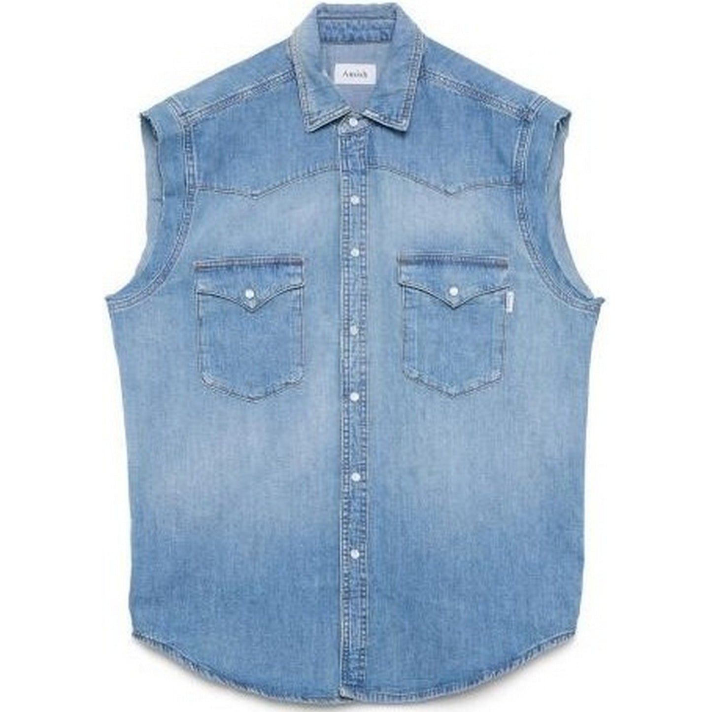 Camicie casual Unisex Amish - Shirt Berry - Blu