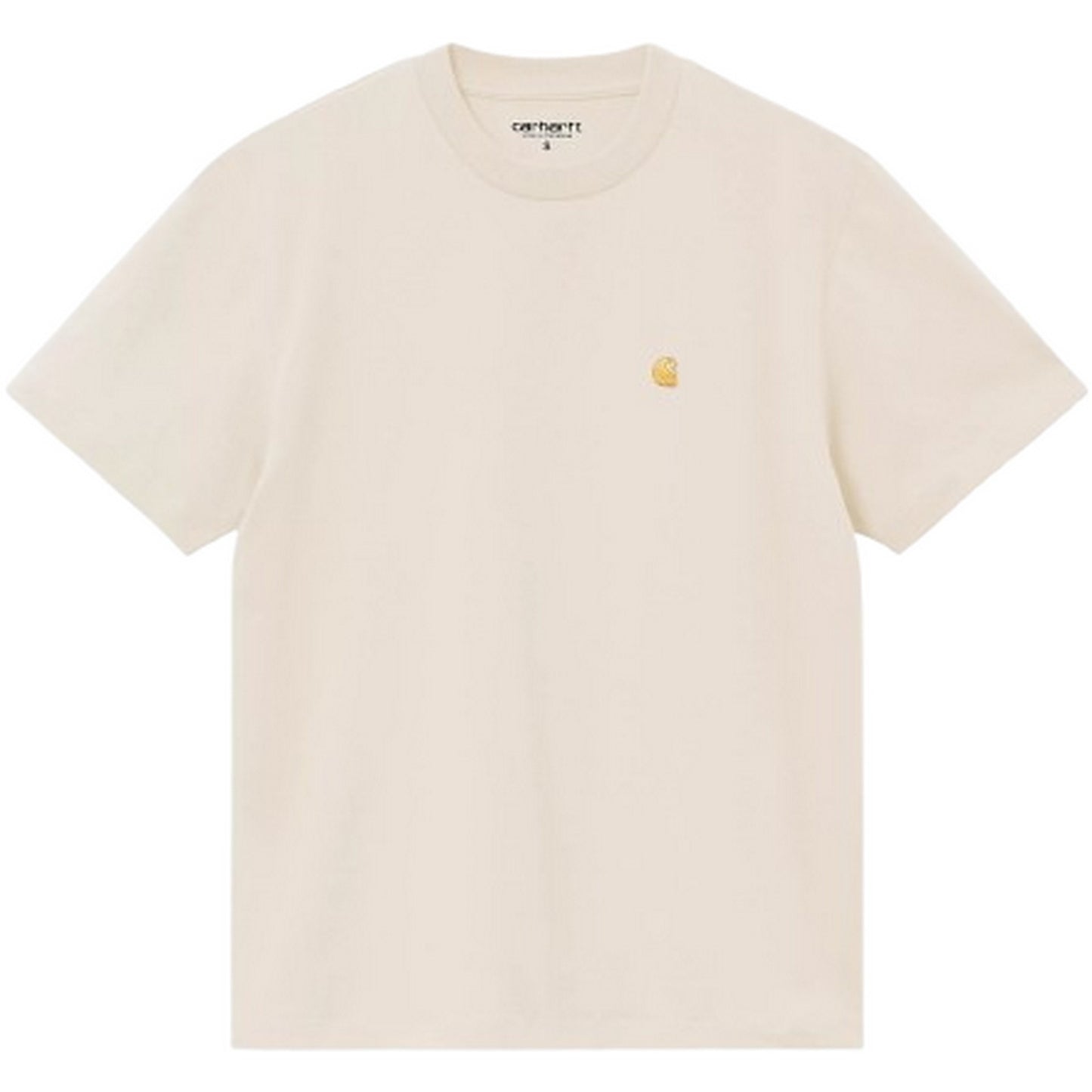 Carhartt Wip Damen T-Shirt – W' S/S Chase T-Shirt – Weiß