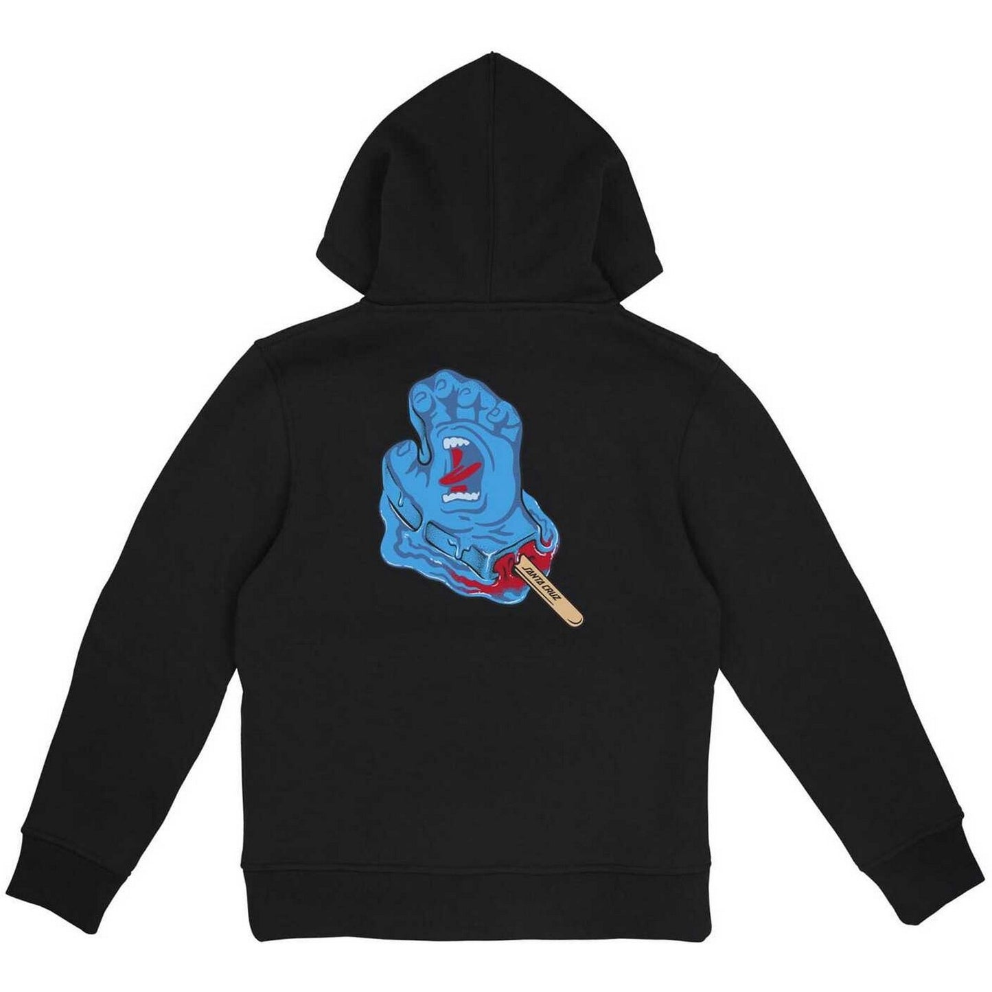 Felpe con cappuccio Ragazzi Unisex Santa Cruz - Youth Popsicle Hand Hood - Nero