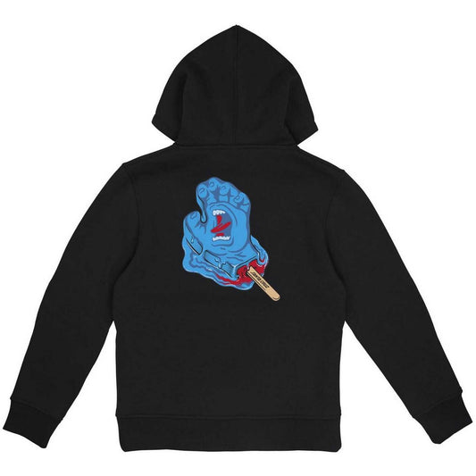 Sudaderas Con Capucha Chicos Unisex Santa Cruz - Youth Popsicle Hand Hood - Negro