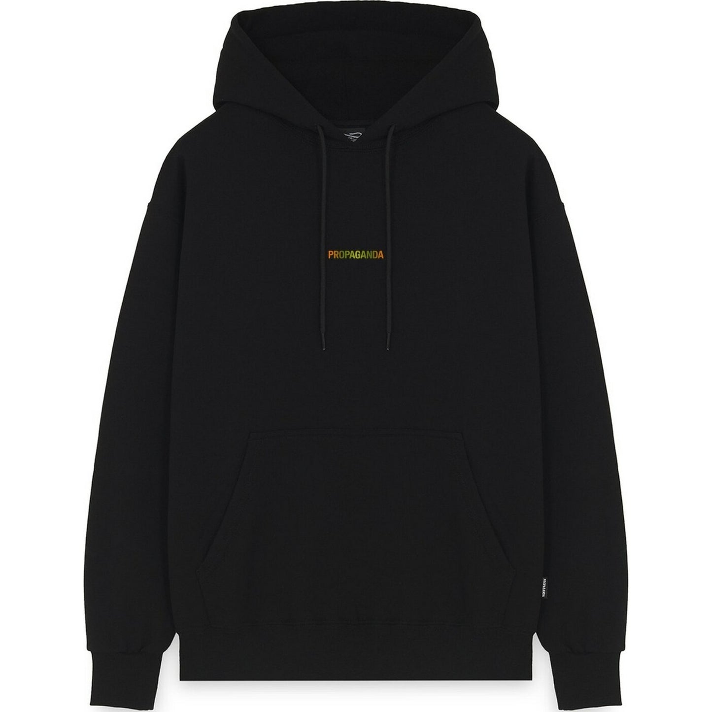 Felpe con cappuccio Uomo Propaganda - Felpa Ribs Gradient - Nero
