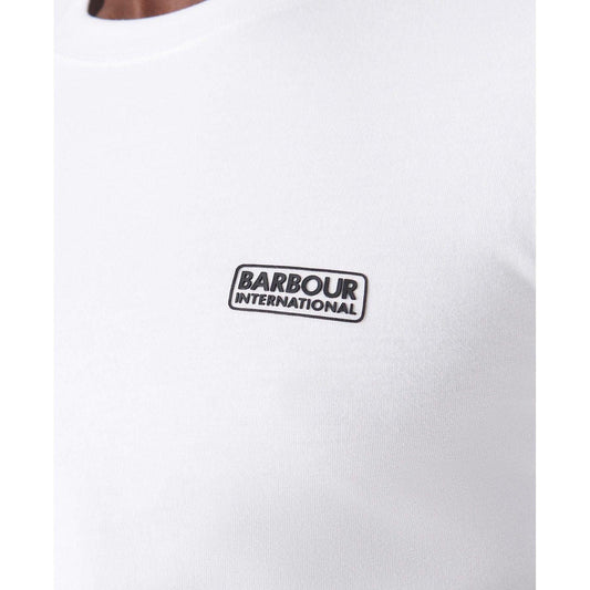 T-shirt Barbour International pour hommes - T-shirt avec petit logo - Blanc