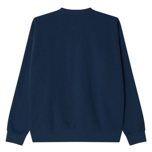 Felpe senza cappuccio Uomo Obey - Established Works Bold Crew Ii Fleece - Nero