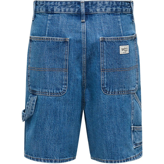 Pantaloncini Uomo Only & Sons - Onsfade Carp. Mb 8239 Dot Dnm Shorts Ww - Blu
