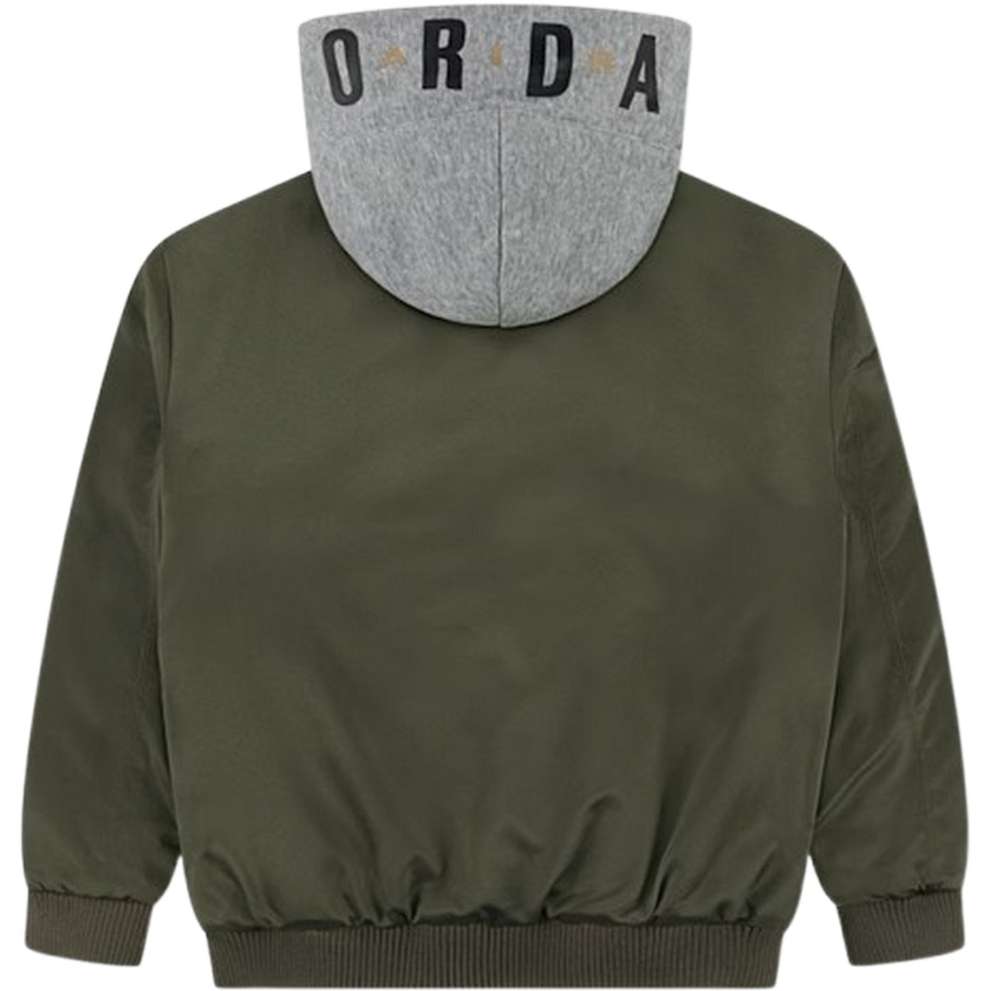 Chaquetas unisex para niños Jordan - Bomber con capucha con logo grande - Verde