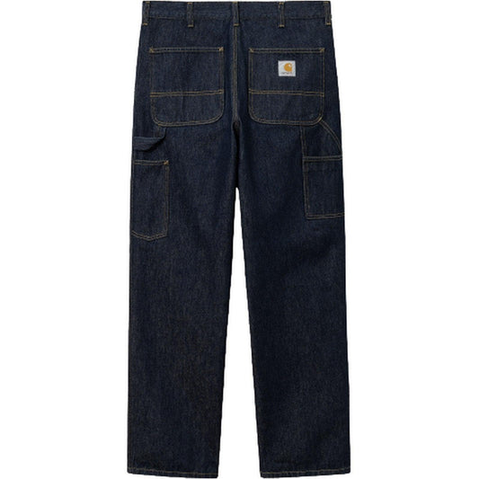 Pantalon Carhartt Wip pour hommes - Pantalon à genou unique - Bleu