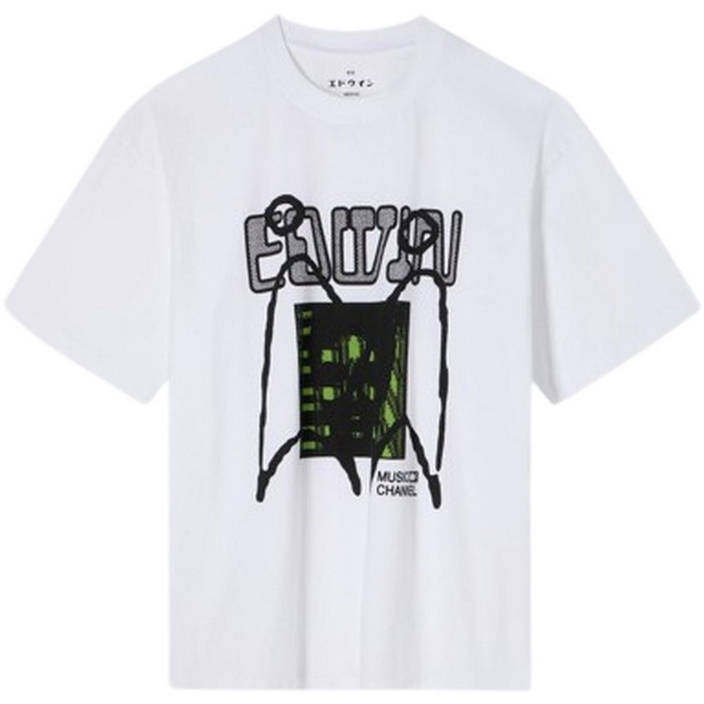 T-shirt Uomo Edwin - Channel Ts - Bianco