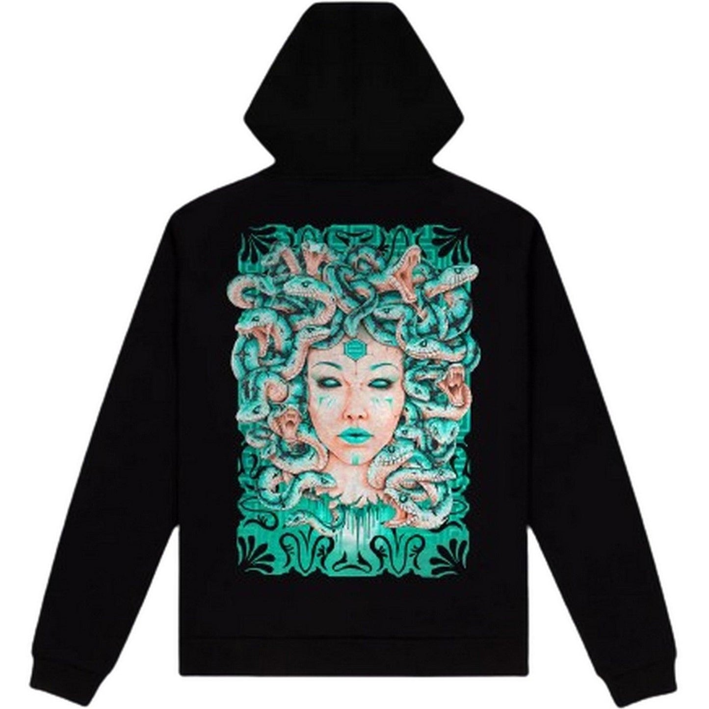 Felpe con cappuccio Uomo Dolly Noire - Medusa Hoodie - Nero
