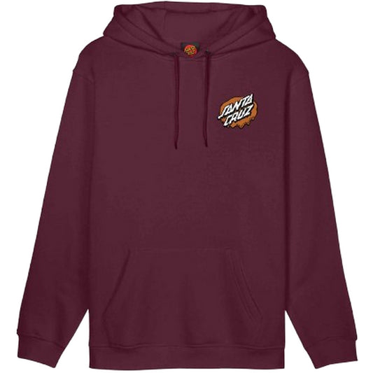 Sudaderas con capucha para niños Santa Cruz - Slime Scream Hood - Rojo