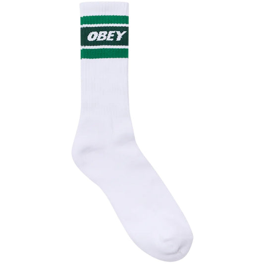 Calzettoni Unisex Obey - Cooper Ii Socks - Bianco