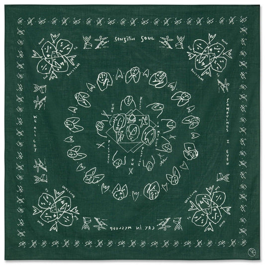 Polar Herrenhalstücher – Bandana – Grün